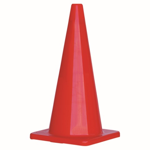 TRAFFIC CONE ORANGE 700MM - NON REFLECTIVE